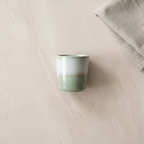 Espresso Tasse "simple things" in Grün, Detailansicht von oben